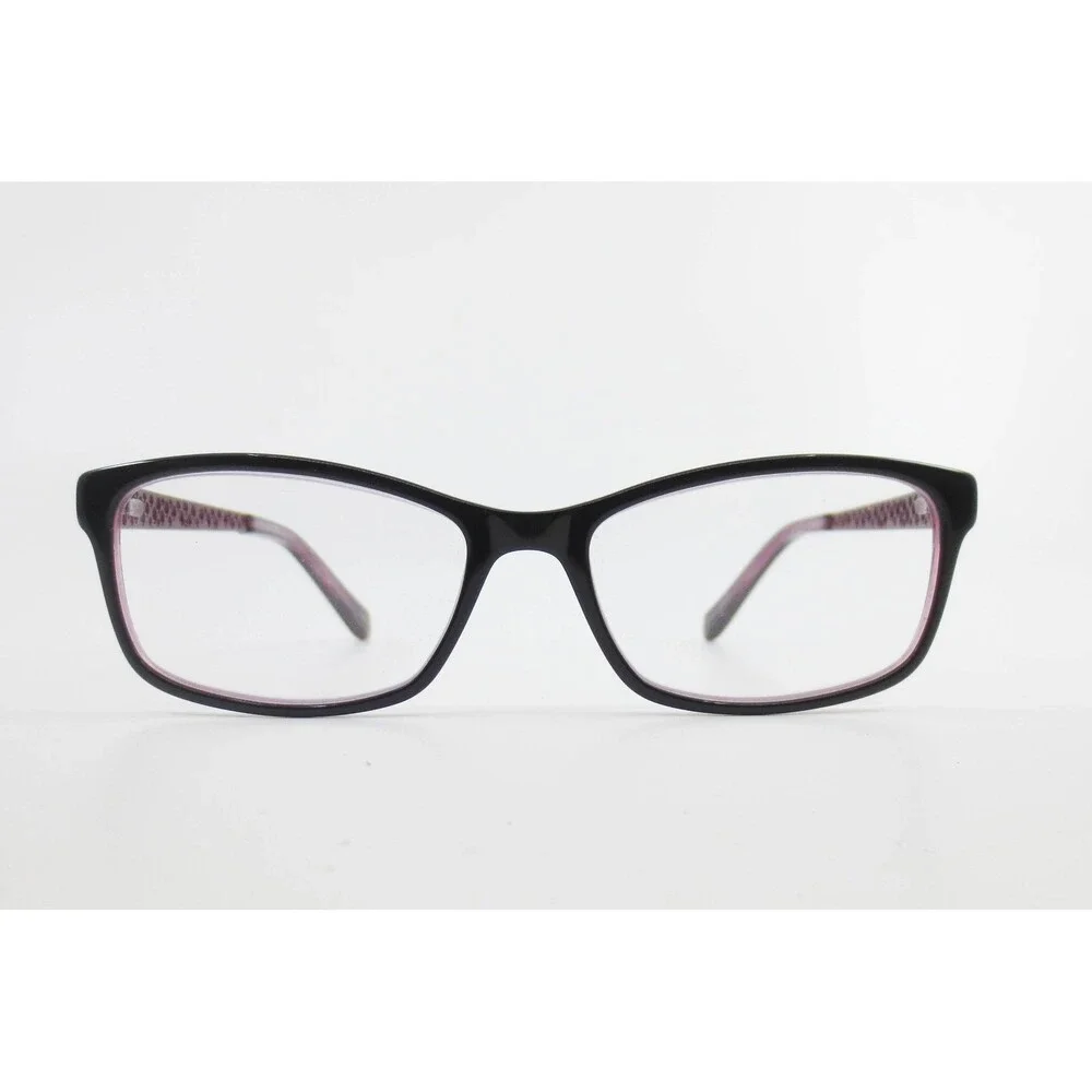 Saks Fifth Avenue SA 5004 BK/PK Black Pink Rectangular Eyeglasses Frames